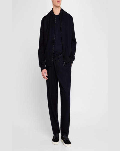 Men's Cashmere Bomber Jacket
