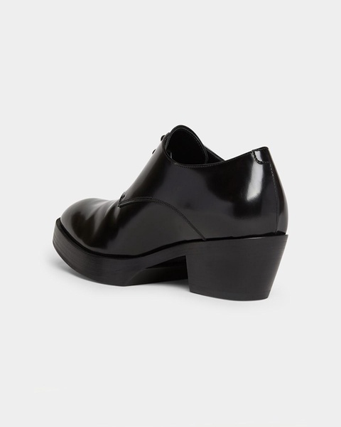 Men's Dalton Cuban-Heel Leather Derby Shoes