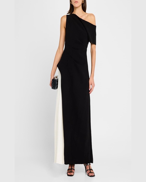 Sudden Asymmetric Midi Dress