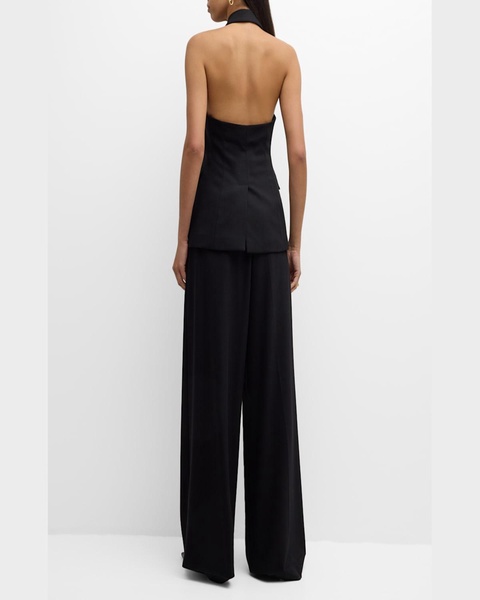 Ryder Pleated Straight-Leg Pants