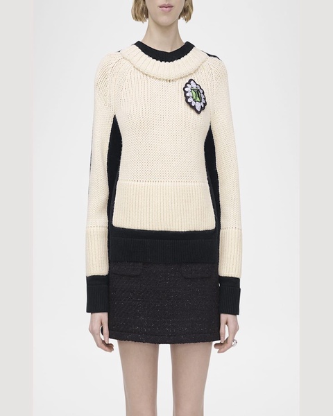 Trompe Loeil Charm Crewneck Sweater