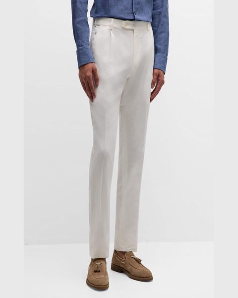 Men's Journey Slim Linen Trousers