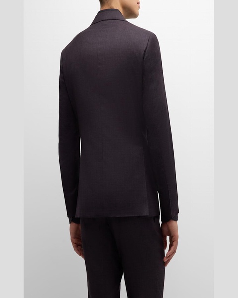 Men's Tonal Check 130s Wool Suit