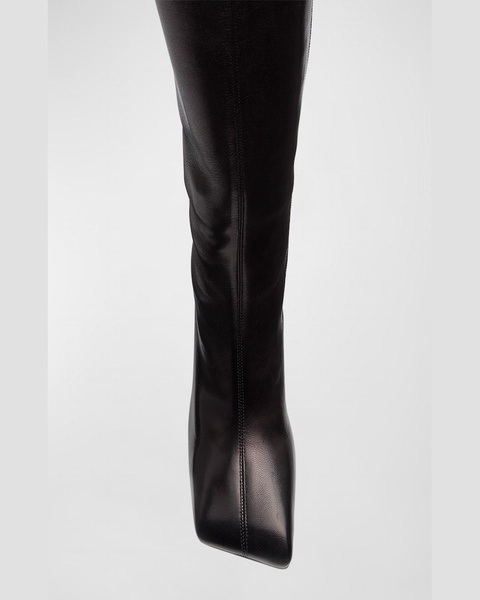 Marine Lambskin Over-The-Knee Boots