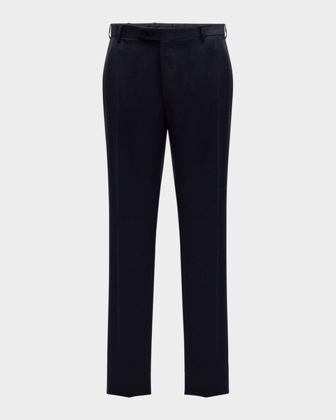 Men's Textured Wool Dress Pants