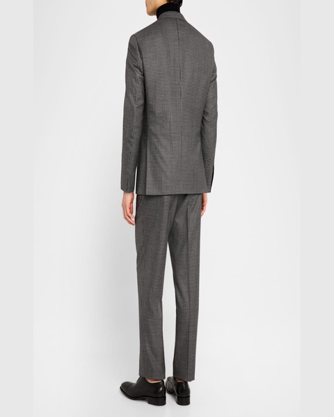 Men's Wool Check Suit