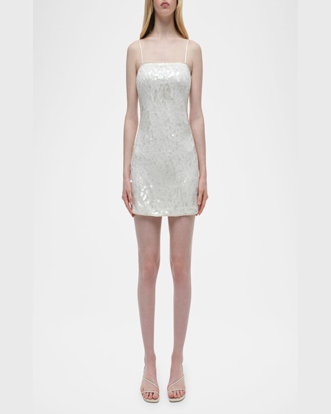 Lollie Sequined Sleeveless Mini Dress