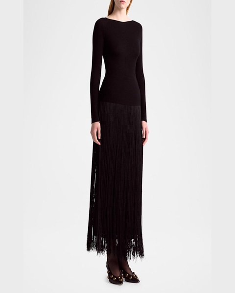 Coby Long Fringe Skirt