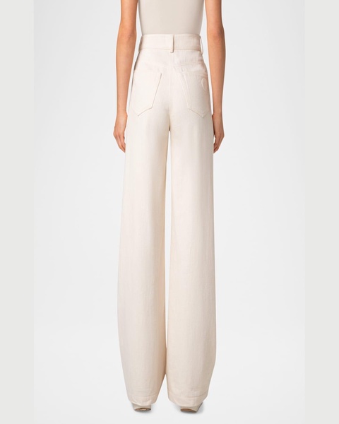 Cooper Wide Leg Cotton Wool Denim Pants