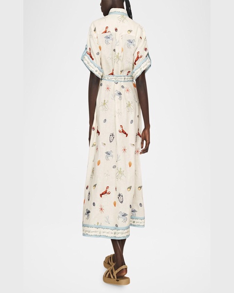 Sandy Embroidered Shirtdress