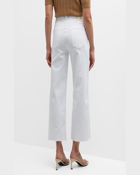 Saige High Rise Wide-Leg Crop Jeans 