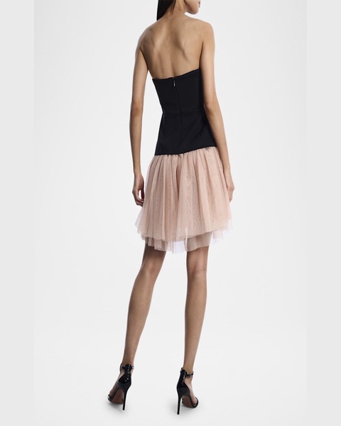 Strapless Tutu Mini Dress