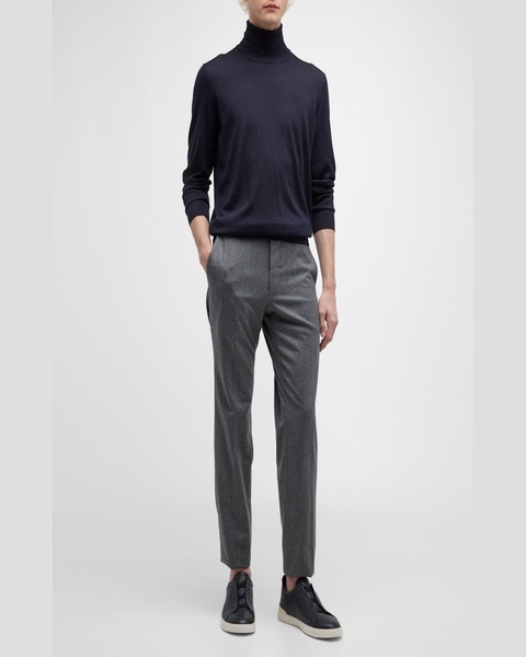 Men's Casheta Cashmere-Silk Turtleneck Sweater
