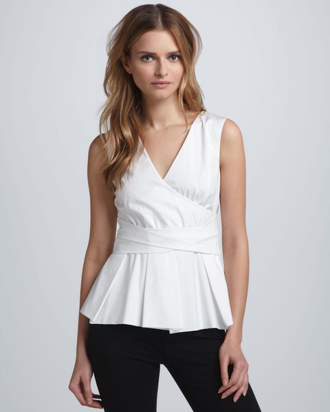 Pointelle & Ribbed Knit Top