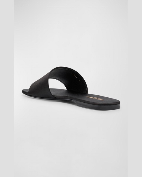 Men's Carlyle Slide Sandals in Satin Crepe