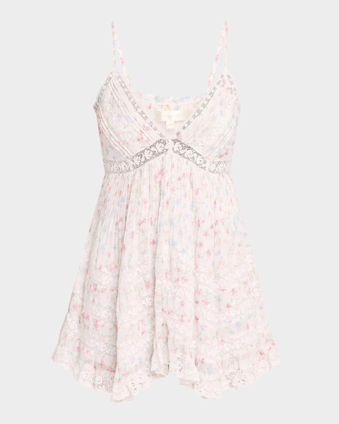 Alonna Cotton Floral Mini Dress