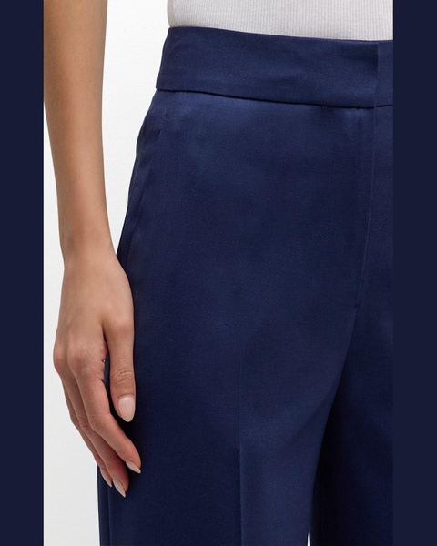 Wide-Leg Seasonless Wool Trousers