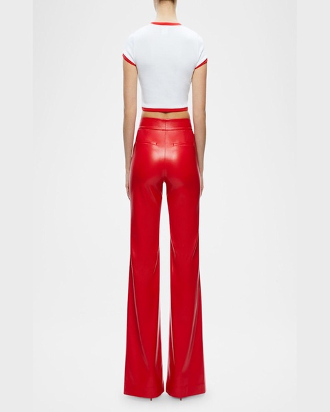 Dylan High-Rise Vegan Leather Pants