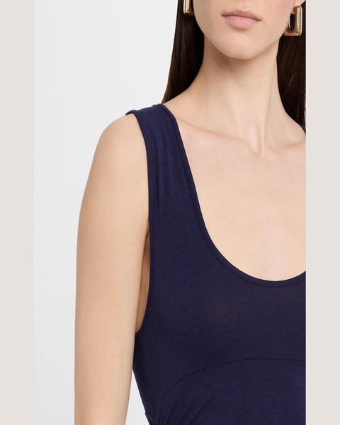 Ruched Maxi Tank Dress