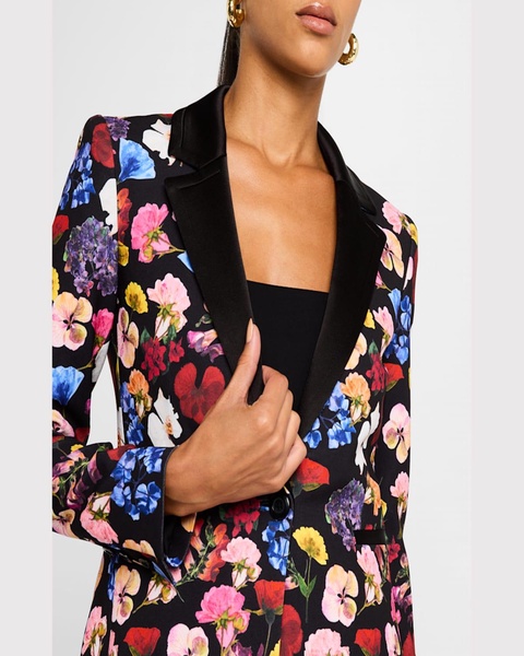 Timeless Blossom Hundley Notch Collar Fitted Blazer