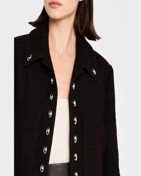 Grey Studded Jacket