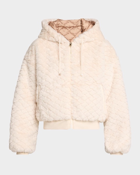 Fawn Reversible Faux Fur Hoodie