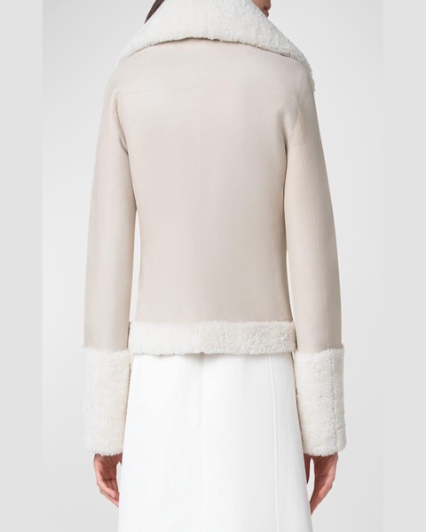 Yasha Reversible Shearling Short Jacket