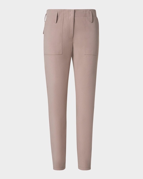 Franco Bi-Stretch Cotton Gabardine Slim-Leg Ankle Pants