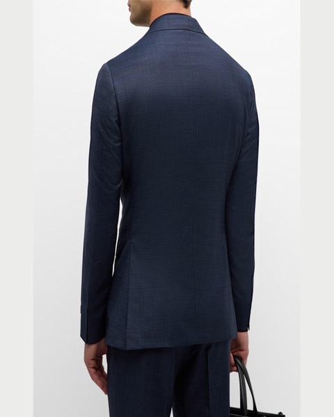 Men's Heathered Wool Two-Piece Suit