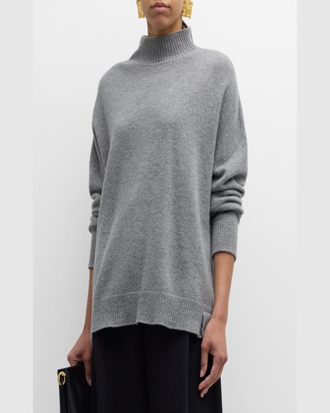 Turtleneck Wool-Cashmere Sweater
