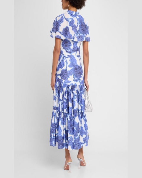 Avanna Floral Short-Sleeve Wrap Dress