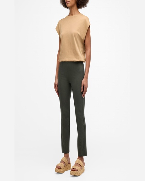 High-Waist Stitched-Front Leggings