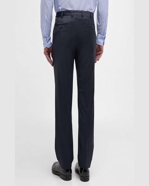 Men's Tigulli Solid Wool Trousers