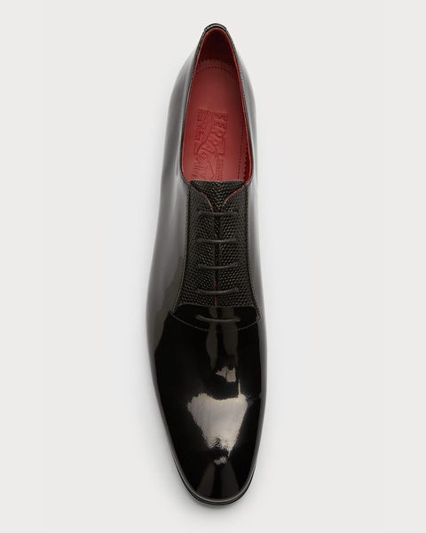 Men's Gianbattista Patent Leather Oxfords