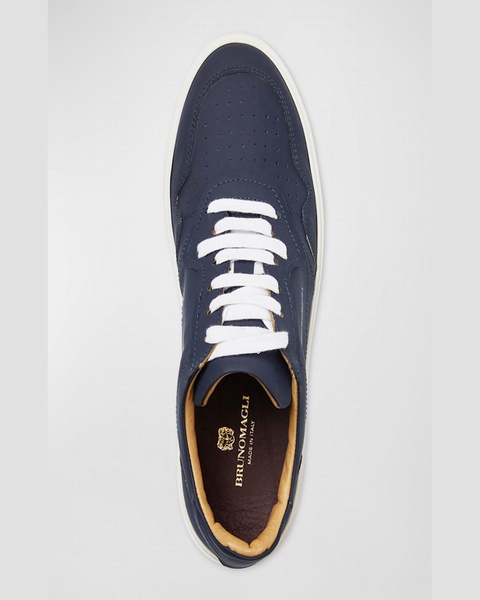 Men's Dezi Leather Low-Top Sneakers