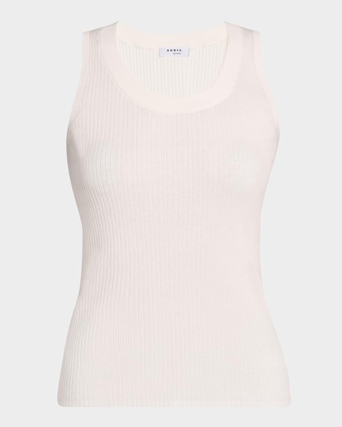Crewneck Cotton Rib Tank Top