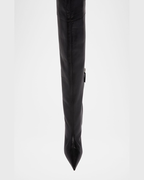 Fiona Leather Over-The-Knee Boots