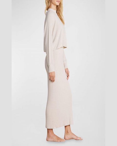 CozyChic Ultra Lite Ribbed Mock-Neck Pullover