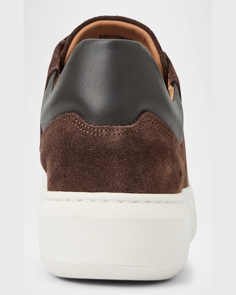 Men's Salvatore Low-Top Suede Sneakers 