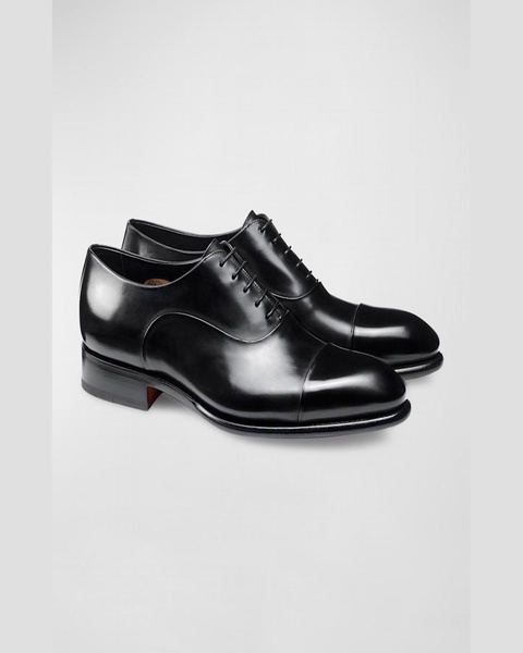 Men's Isaac Cap-Toe Leather Oxford Shoes