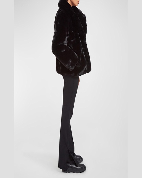 Milly Faux Fur Short Coat