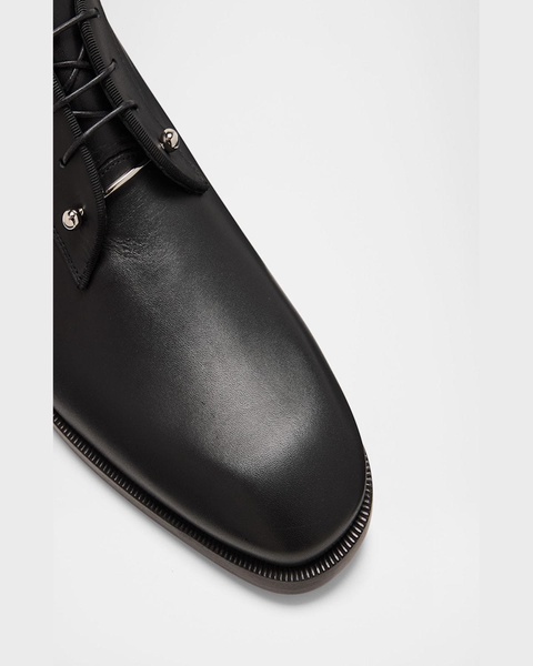 Men's Chambeliss Collar-Pin Leather Derby Shoes