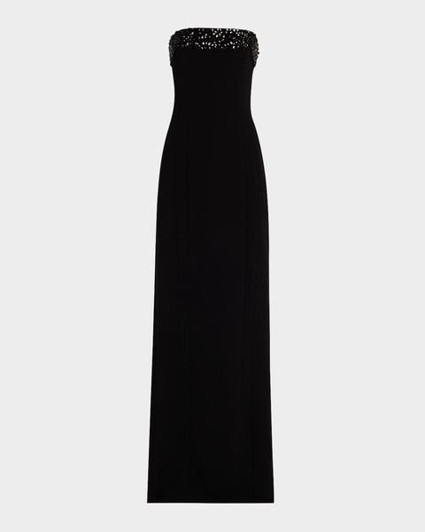 Elizabeth Embellished Strapless Gown