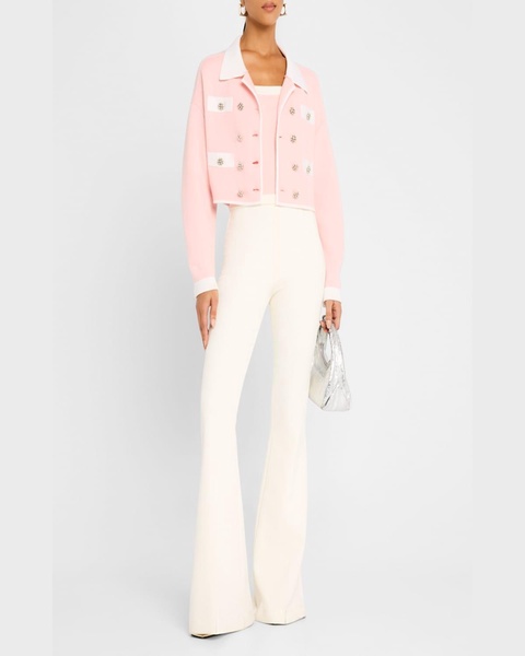 Verdell Cropped Knit Jacket