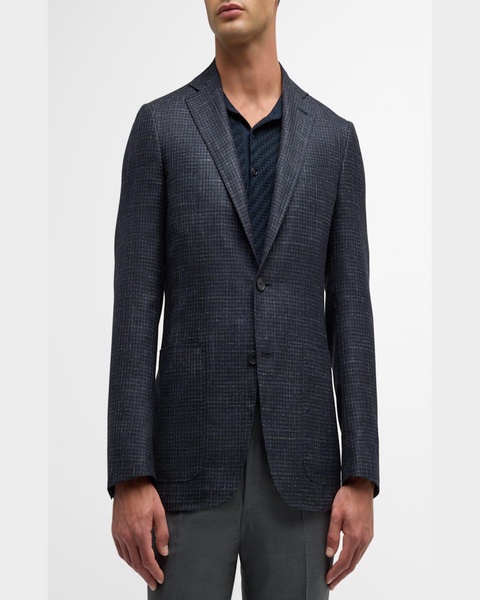 Men's Small Check Sport Coat 