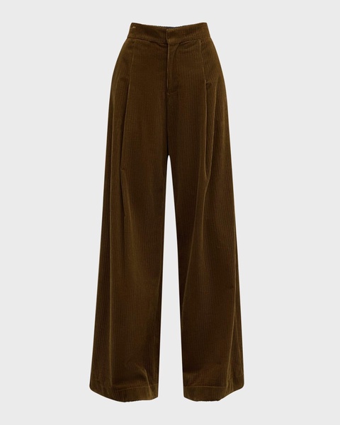 Andrew Wide-Leg Corduroy Pants