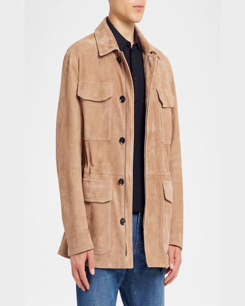 Men's Suede Field Jacket 