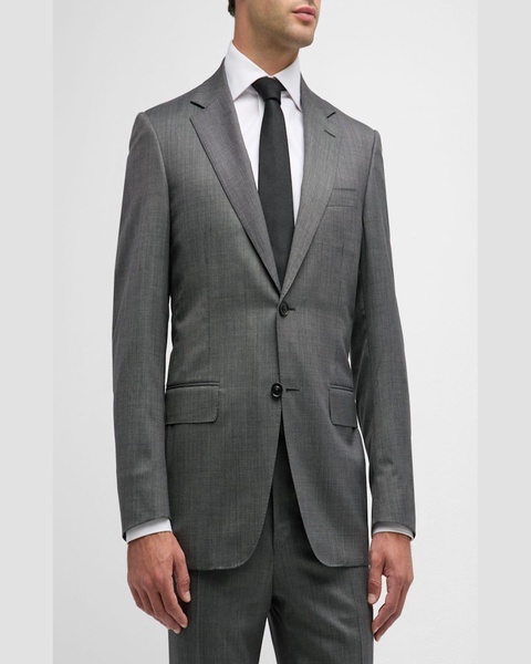 Men's 150s Wool Tic Suit
