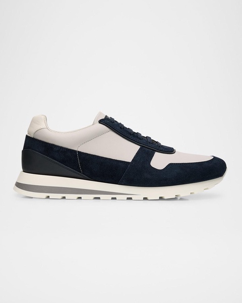 Men's Olimpo Leather and Suede Sneakers