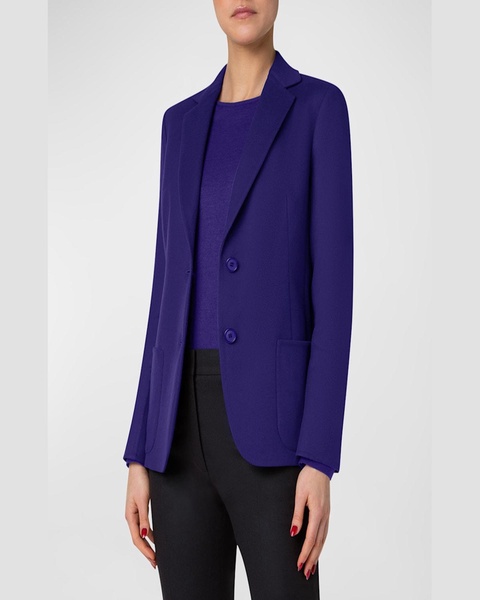 Saigon Cashmere Single-Breasted Jacket
